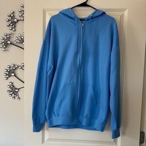 NWOT Athletic Works Size XL Light‎ Blue Hoodie